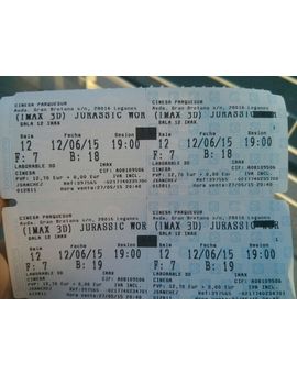 Ya tengo mi entrada para #JurassicWorld. El dia 12 toca soñar despierto