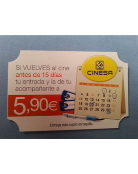 con ofertas como estas ¿por que la gente sigue diciendo que ir al cine es muy caro? ¿no resulta hasta barato con ofertas como esas ir al cine?