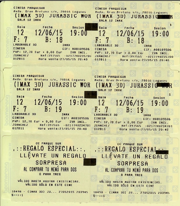 Jurassic World: Mi Critica y mi Entrada