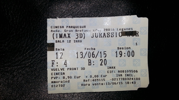 Jurassic World: Mi minicritica de su segundo visionado en cines y mi entrada