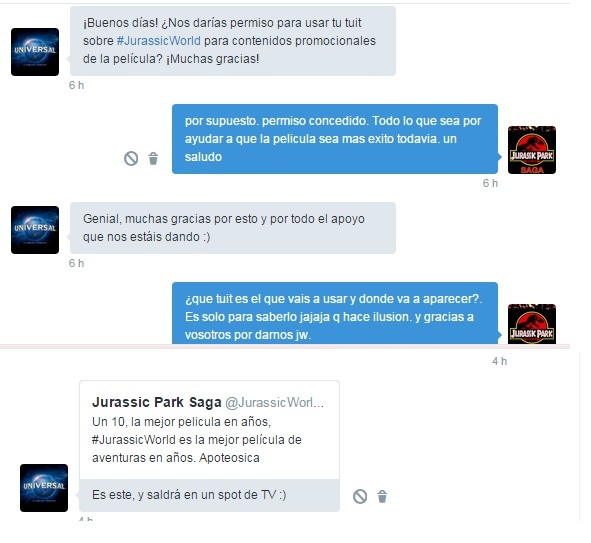 Universal esta preparando un nuevo Spot TV de Jurassic World y viene con mi critica personal