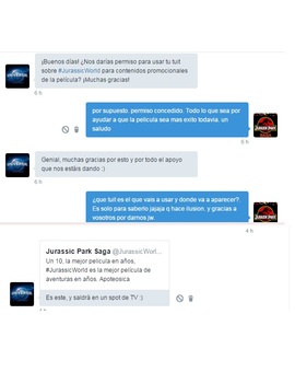 Universal esta preparando un nuevo Spot TV de Jurassic World y viene con mi critica personal
