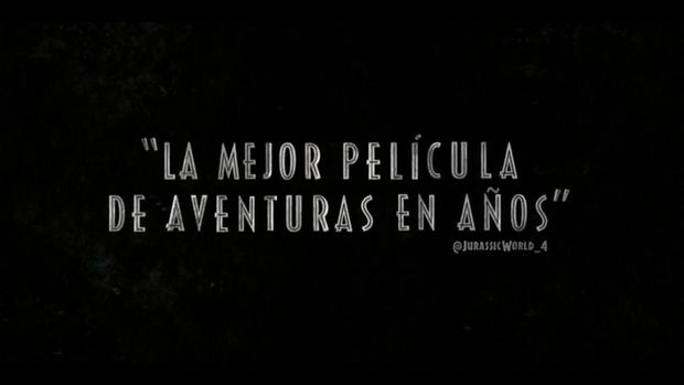 Jurassic World: Nuevo Spot con mi critica: LA MEJOR PELICULA DE AVENTURAS EN AÑOS