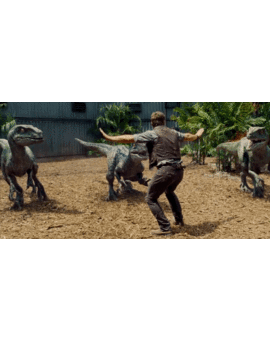 Cuidadores de zoológicos recrean escena de “Jurassic World” con #Prattkeeping