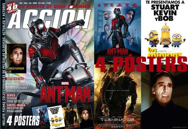 ACCION CINE MES JULIO 2015: Posters y portada