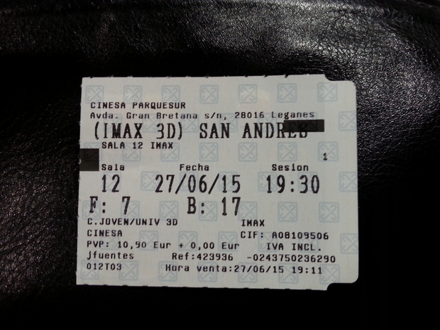 San Andres: Mi critica y mi entrada (spoilers)