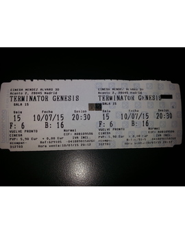 Terminator Genesis: Mi critica y mi entrada