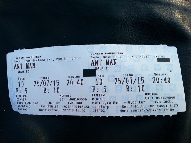 Ant Man: Mi critica y mi entrada