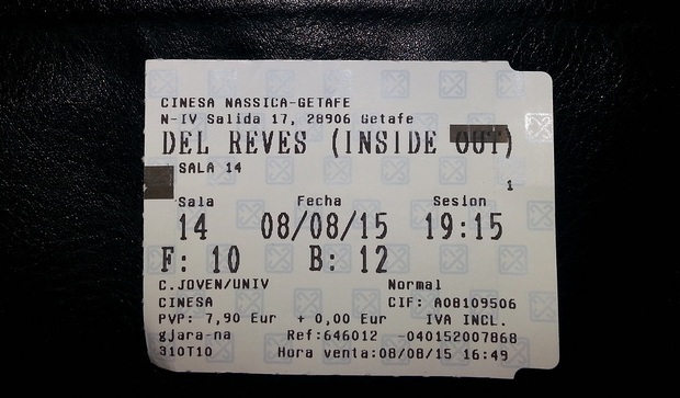 Inside Out: Mi critica y Mi entrada