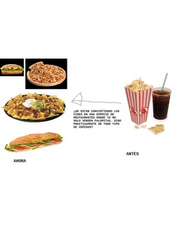 ¿Se están convirtiendo los cines en una especie de restaurantes dónde ya no solo venden palomitas sino todo tipo de comidas?