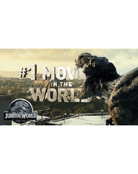 Jurassic World el gran exito cinematográfico del año aclamado por gran parte de critica y publico que sigue arrasando en todo el mundo ya ha superado los 1600 millones de recaudación a nivel mundial