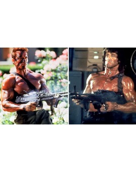 stallone vs schwarzenegger ¿Quien te gusta mas en sus peliculas de los dos?