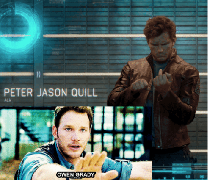 Chris Pratt ¿Os gusto mas como Owen Grady en Jurassic World o como Star Lord en Guardianes de la Galaxia?