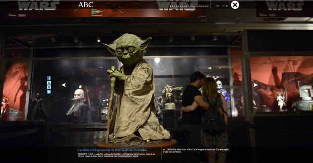 La vibrante exposición de Star Wars en ECI de Preciados