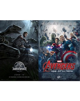 Disney y Universal dominaron las taquillas de verano gracias a Jurassic World y Los Vengadores La Era de Ultrón