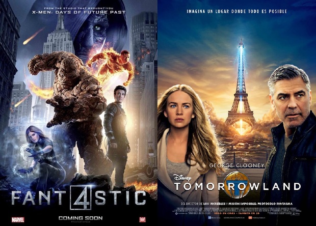 Los 4 Fantásticos y Tomorrowland El Mundo del Mañana son los fracasos de la taquilla del verano