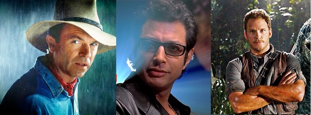 Alan Grant Vs Ian Malcolm Vs Owen Grady ¿Cual de los 3 personajes masculinas principales de toda la saga Jurasica es tu preferido y cual el que menos? ¿Por que?