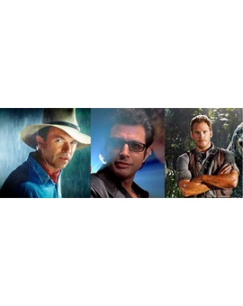 Alan Grant Vs Ian Malcolm Vs Owen Grady ¿Cual de los 3 personajes masculinas principales de toda la saga Jurasica es tu preferido y cual el que menos? ¿Por que?