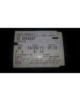 Everest: Mi critica y mi entrada