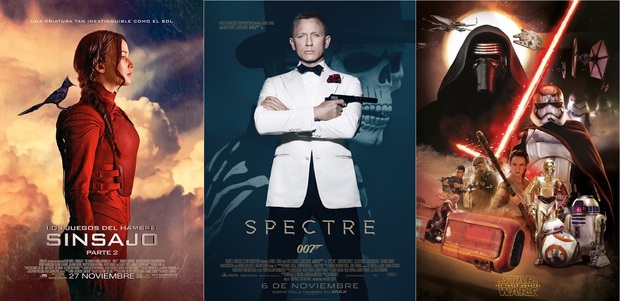 De aquí a finales de año ¿Cuales son las 3 películas que mas esperas para ver en cines?