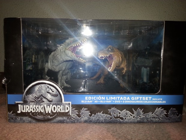 Jurassic World - Edición Limitada con Figuras Blu-ray 3D: Mi compra ¡¡¡Ya tengo a los dinosaurios en casa!!!