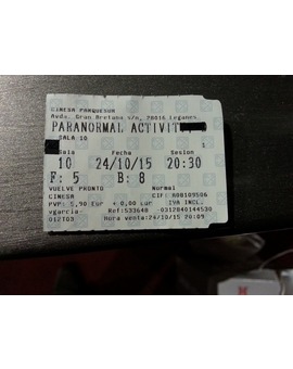 Paranormal Activity Dimensión Fantasma: Mi critica y mi entrada