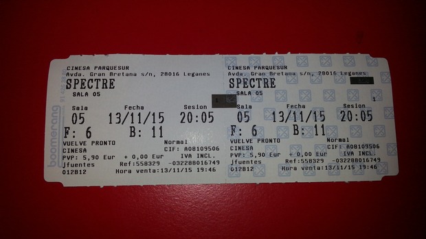 Spectre: Mi critica y mi entrada
