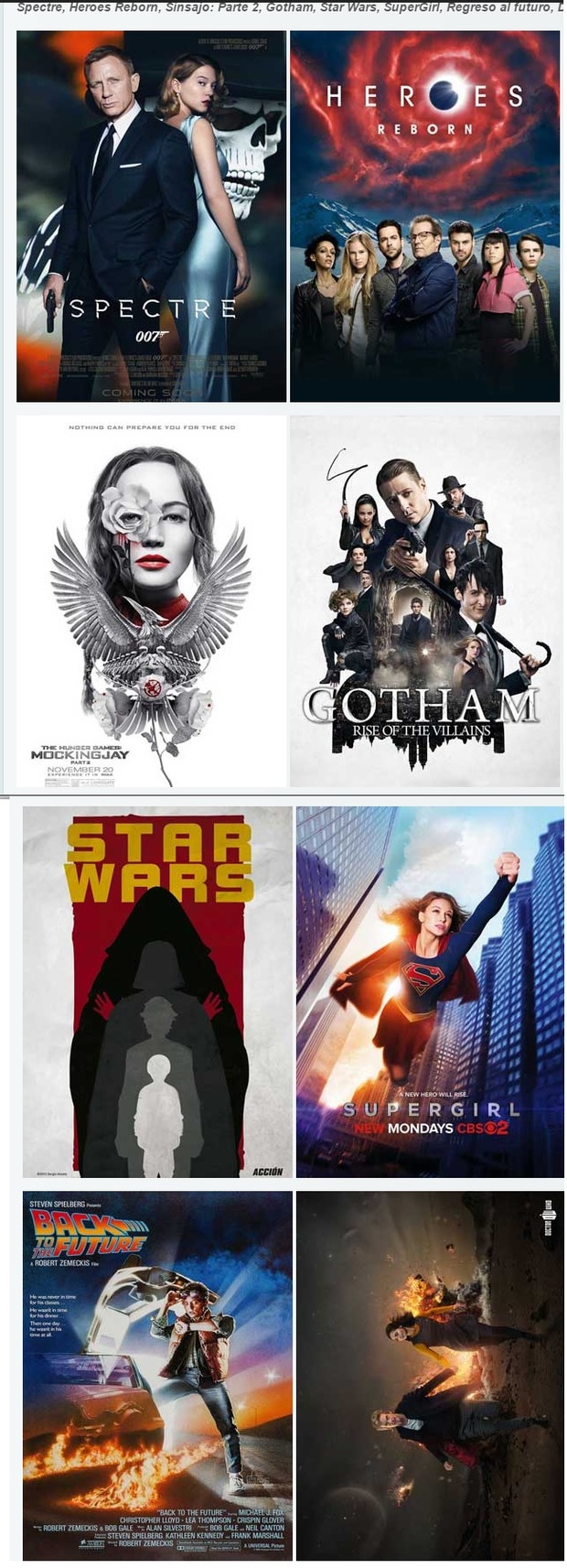 Los 8 posters que incluye Accion Cine este mes