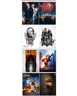 Los 8 posters que incluye Accion Cine este mes