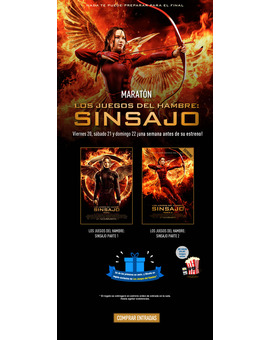 Maratón Sinsajo en Cinesa