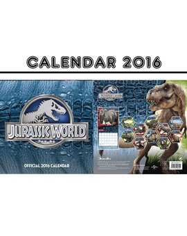 Ya a la venta el calendario oficial de 2016 de Jurassic World