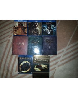 Un Anillo para gobernarlos a todos. Un anillo para encontrarlos, un Anillo para atraerlos a todos y atarlos en las tinieblas" : Saga de la Tierra Media completa en Blu Ray (Versiones Cinematograficas y Extendidas)