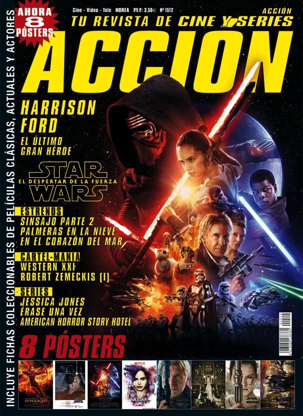 Portada y posters Accion Cine mes Diciembre