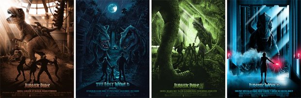 Colección Poster Jurasicos