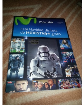 Revista Movistar que incluye poster gigante de Star Wars 7 1/2