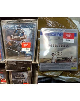 Premios Cultura Fnac 2015 ediciones Blu ray y DVD: Mejor DVD Blu Ray Nacional (La Isla Minima). Mejor DVD Blu Ray Internacional (Jurassic World). Mejor DVD Blu Ray de una serie (Juego de Tronos)