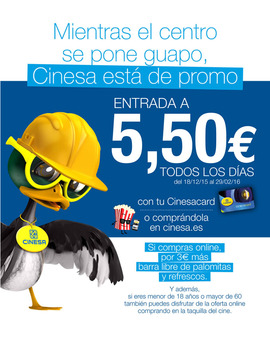 Nuevo promoción Cinesa