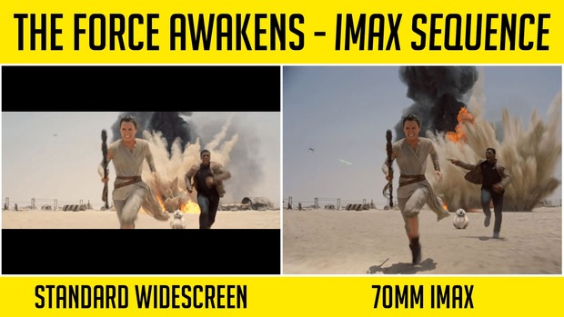 ¿Es cierto esto? ¿Es decir, si no la vemos en Imax nos estamos perdiendo parte de la imagen?