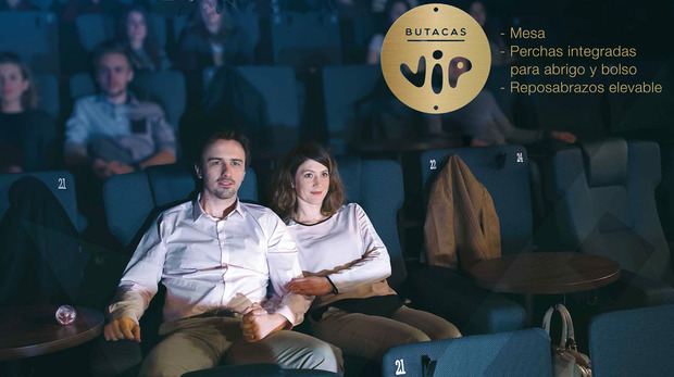 ¡Vive la experiencia del cine con la mayor comodidad!