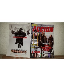 Accion Cine Enero 2016 con una portada y contraportada muy "odiosa": Mi compra de hoy