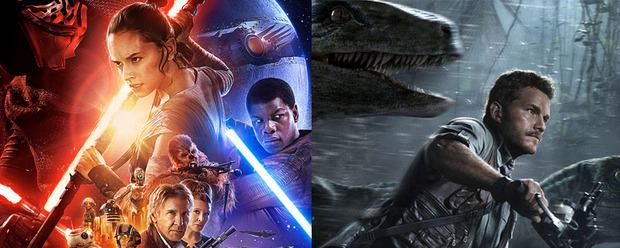 'Star Wars: El despertar de la Fuerza' y 'Jurassic World' ayudan a batir el récord histórico de taquilla norteamericana