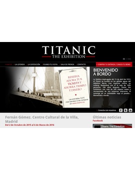 Titanic The Exhibition: En Madrid hasta el día 6 de Marzo de 2016