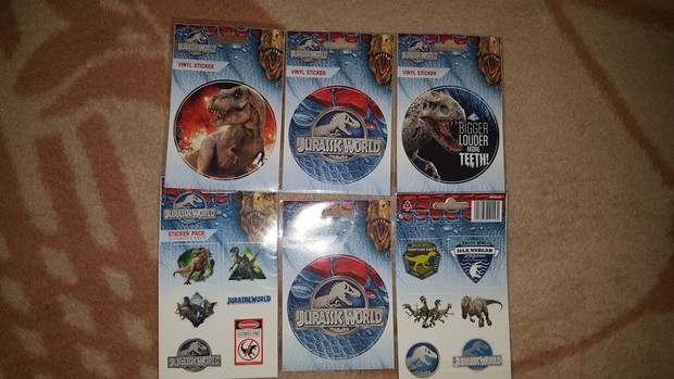 Pegatinas de Jurassic World