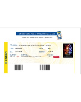 Star Wars El Despertar de la Fuerza: Mi tercer visionado en cines y el segundo en Imax 3D