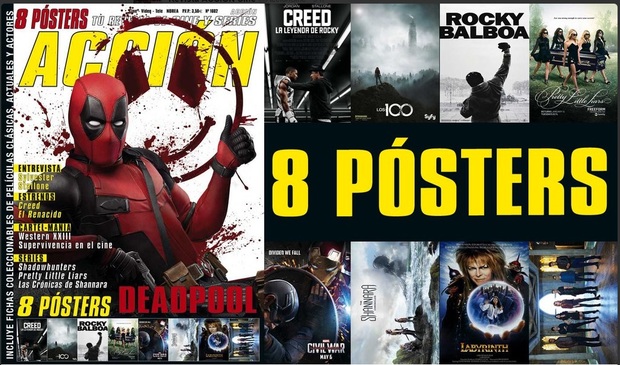 Portada y posters Accion Cine Febrero 2016