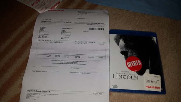 Lincoln: Mi compra de hoy: promoción Fox 50% dcto de Media Mark