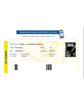 Creed La leyenda de Rocky: Mi critica y mi entrada (Nota: 10/10)