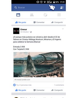 Jurassic World de nuevo en los cines de la cadena Cinesur a partir del 22-02-2016