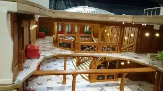 La mayor maqueta del Titanic, que llega a Vigo en junio, se "bota" el miércoles