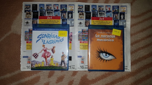 Sonrisas y Lagrimas + La Naranja Mecanica: Mi 2X1 de Carrefour (15-03-2016)